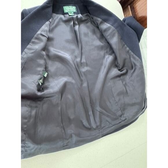 "LAUREN RALPH LAUREN" EUC Vintage Wool & Cashmere Blazer Herringbone Equestrian - Picture 9 of 14